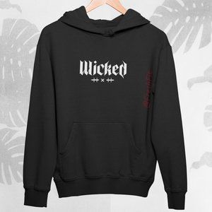 🆕Wicked Black Fleece Pullover Hoodie